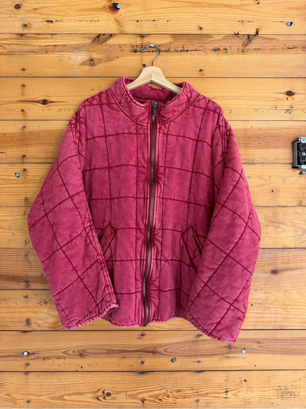 Free People Dolman Quilted Knit Jacket